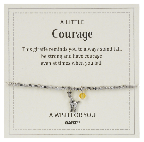 Courage bracelet and charm