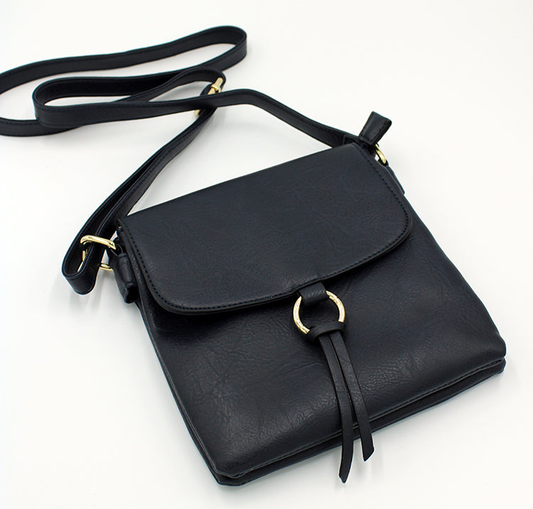 Vegan leather cross body bag Clearance