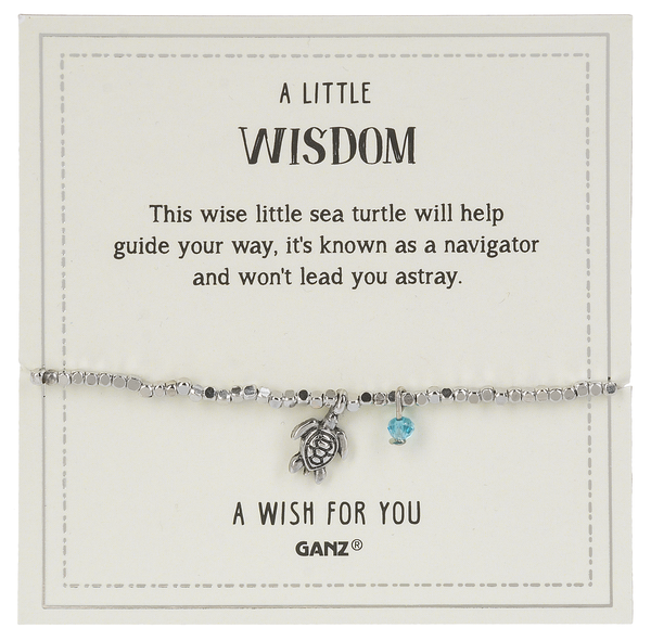 Wisdom bracelet and charm