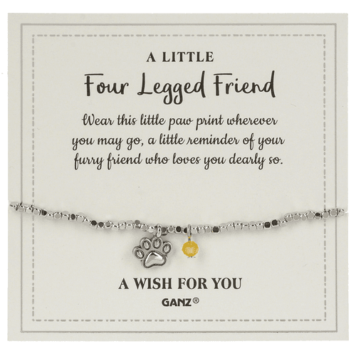 Four Legged Friend bracelet and charm