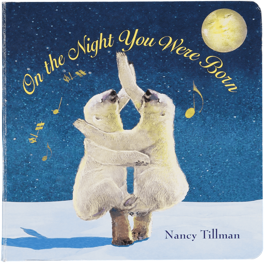 Close up image of the cover of the book 'On the Night You Were Born'